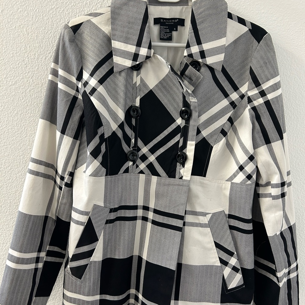 Sandro Black & White Blazer